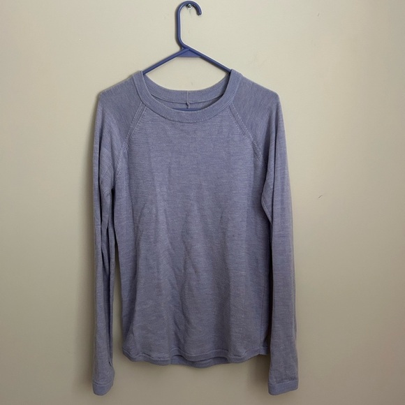 Lululemon Merino Wool Sweater Lilac Purple - Picture 1 of 7